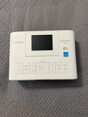 Canon SELPHY CP1200 Compact Photo Printer - White for parts or repair